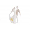 Bomboniera Matrimonio Coppia Sposini Sposi Porcellana Led Con Astuccio 21x7xh.31 Cm