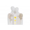Bomboniera Matrimonio Profumatore Diffusore Coppia Sposini Sposi Porcellana Led Con Astuccio 10x7xh.16 Cm
