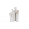 Bomboniera Matrimonio Coppia Sposini Sposi Porcellana Led Con Astuccio 12x8,5xh.20,5 Cm
