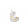 Bomboniera Matrimonio Profumatore Diffusore Cuore Farfalla Led Porcellana Con Astuccio