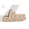 Bomboniera Matrimonio Profumatore Diffusore Cuore Porcellana Love Bianco Con Astuccio 12x4xh.12 Cm