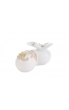 Bomboniera Matrimonio Cuore Farfalla Porcellana Led