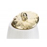 Bomboniera Matrimonio Scatola Porcellana Bianco e Oro 11xh.14 CM