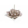 Bomboniera Matrimonio Compleanno Segnaposto Appendino Fiore Porcellana Beige