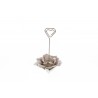 Bomboniera Matrimonio Compleanno Segnaposto Appendino Fiore Porcellana Beige