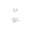 Bomboniera Matrimonio Compleanno Segnaposto Fiore Porcellana Rosa e Bianco