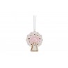 Bomboniera Battesimo Nascita Compleanno Profumatore Diffusore Ruota Panoramica Rosa Porcellana Con Astuccio