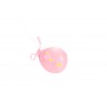 Bomboniera Battesimo Nascita Compleanno Palloncino Led Porcellana Rosa