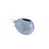 Bomboniera Battesimo Nascita Compleanno Vasetto Palloncino Porcellana Celeste