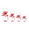 Bomboniera Laurea Cresima Compleanno Clessidra Rossa Con Astuccio h.12 Cm