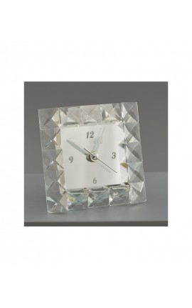 Bomboniera Matrimonio Orologio Cristallo Piccolo Con Astuccio