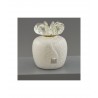 Bomboniera Matrimonio Profumatore Diffusore Cristallo Tondo Bianco Glitter