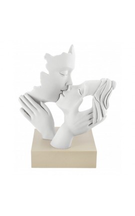 Bomboniera Matrimonio Coppia Sposi Bacio Mani Moderno Nocciola Bongelli Preziosi