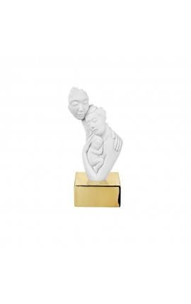 Bomboniera Battesimo Nascita Comunione Scultura Sacra Famiglia Oro Bongelli Preziosi
