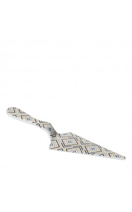 Bomboniera Matrimonio Paletta Torta Dolce Porcellana Rombi  Vlk Design HERVIT