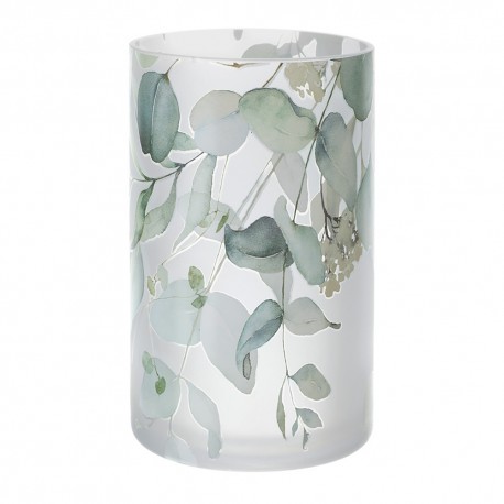 Bomboniera Matrimonio Vaso Vetro Botanic Verde HERVIT