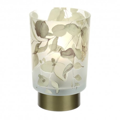Bomboniera Matrimonio Lampada Vetro Botanic Gialla HERVIT