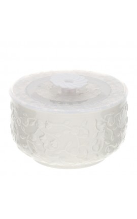 Bomboniera Matrimonio Scatola Contenitore Porcellana Romance Bianco HERVIT