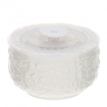 Bomboniera Matrimonio Scatola Contenitore Porcellana Romance Bianco HERVIT
