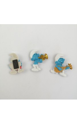 Puffo Con Magnete In Resina Colorata Assortiti