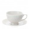 Bomboniera Matrimonio  Tazza Da Tè Romance Porcellana Bianca HERVIT