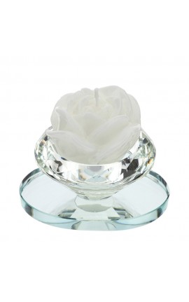 Bomboniera Matrimonio  Portacandela Cristallo D.6,5 Cm  HERVIT