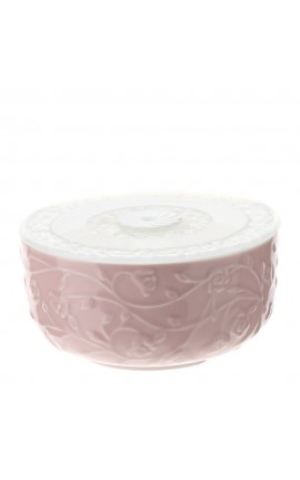 Bomboniera Matrimonio Scatola Contenitore Porcellana Roselline Rosa HERVIT