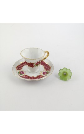 Tazzina Mini in Porcellana con Accessorio Spilla