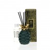 Bomboniera Matrimonio Profuamatore Profumambiente Ananas Gres Verde e Oro 50 Ml HERVIT