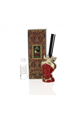 Bomboniera Matrimonio Profumatore Profumambiente i Mori Testa di Moro Rosso e Oro 50 ml HERVIT