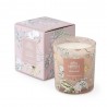 Bomboniera Matrimonio Candella Profumata Rosa Blooms Saturn Rose 150 Gr HERVIT