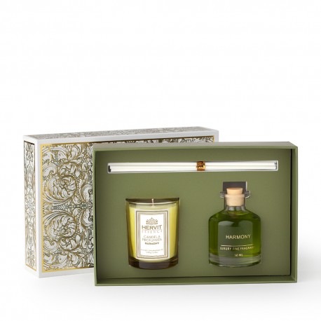 Set Profumambiente - 50ml + Candela Harmony 60gr