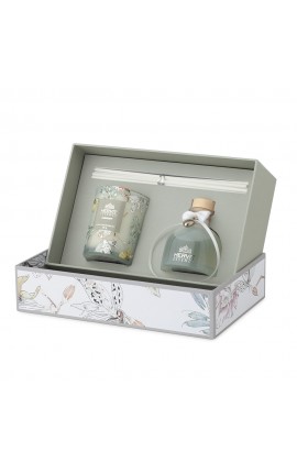 SET PROFUMA AMBIENTE + CANDELA HARMONY