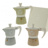 Bomboniera Matrimonio Moka Caffettiera Metallo 3 Assortiti Con Box