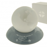 Bomboniera Solidale Matrimonio Mondo Led Base Avion Porcellana Con Box