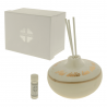 Bomboniera Solidale Matrimonio Profumatore Diffusore Avorio Con Frase Con Box