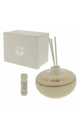 Bomboniera Solidale Matrimonio Profumatore Diffusore Avorio Con Frase Con Box