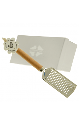 Bomboniera Solidale Matrimonio Grattuggia Quadrifoglio Con Box