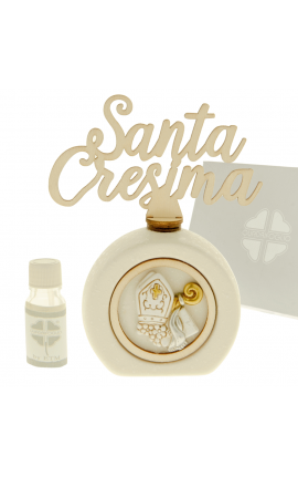 Bomboniera Solidale Cresima Profumatore Diffusore Santa Cresima Con Box