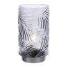 LAMPADA VETRO FELCE FUME' DIA.14,5X26CM HERVIT