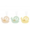 Bomboniera Compleanno Battesimo Profumatore Diffusore Lumaca Porcellana 3 Colori Assortiti Con Astuccio