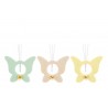 Bomboniera Compleanno Battesimo Profumatore Diffusore Farfalla Porcellana 3 Colori Assortiti Con Astuccio