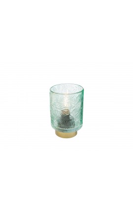 Bomboniera Matrimonio Lampada Led Vetro Verde Con Shopper