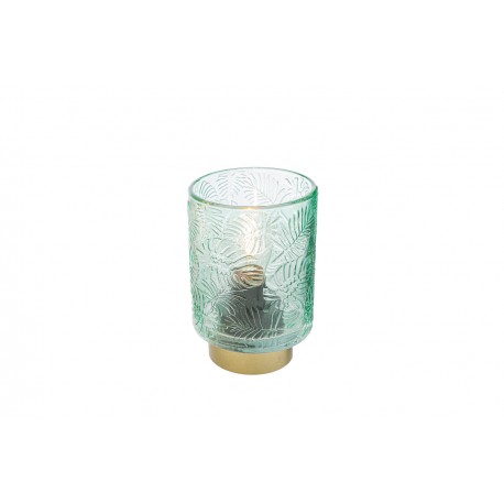 Bomboniera Matrimonio Lampada Led Vetro Verde Con Shopper