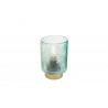 Bomboniera Matrimonio Lampada Led Vetro Verde Con Shopper