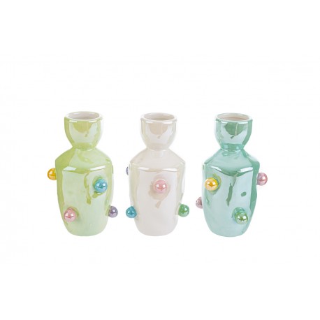 Bomboniera Matrimonio Vasetto Ceramica Balls 3 Assortiti