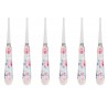 Bomboniera Matrimonio Set 6 Pezzi Forchettine decoro Floreale STRIPES AND ROSES Con Scatola