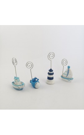 Segnaposto in Resina Tema Marinaro 4 Assortiti
