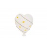Bomboniera Matrimonio Compleanno Cuore Led Porcellana Con Strass Con Shopper