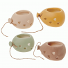 Bomboniera Compleanno Matrimonio Battesimo  Portapiante Palloncino Cuori 4 Colori Assortiti